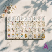 Mother-of-Pearl & Gold Mahjong — 160 Tiles