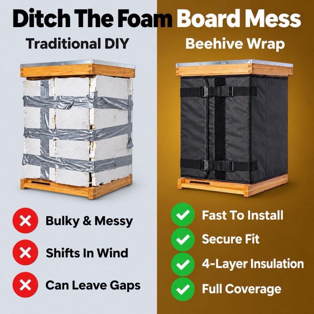 Winter Beehive Insulation Wrap