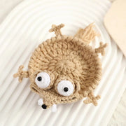 Funny Squirrel Crochet Coaster