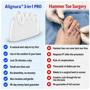 3-in-1 Toe Separator & Straightener Set