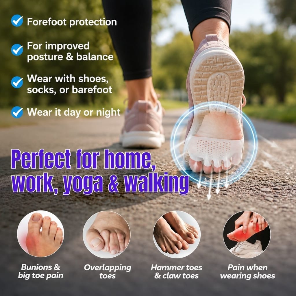 3-in-1 Toe Separator & Straightener Set
