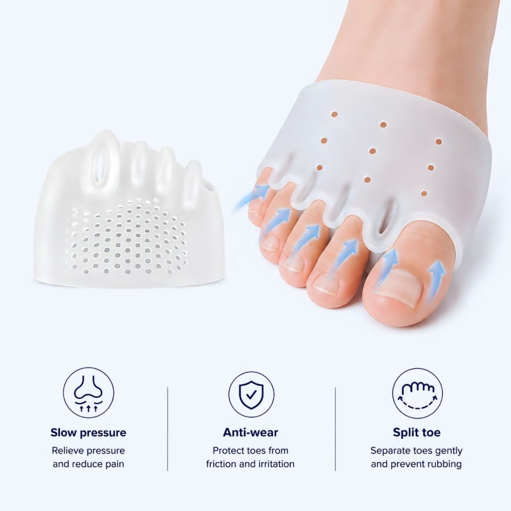 3-in-1 Toe Separator & Straightener Set